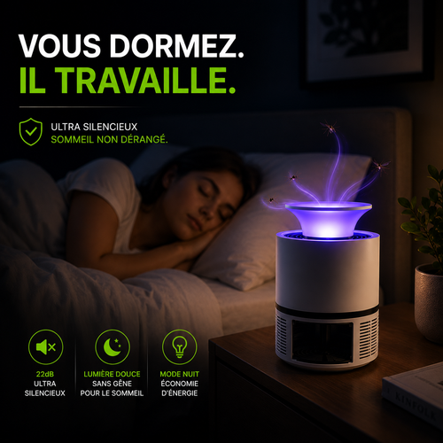 Piège à moustiques USB silencieux